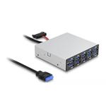 Delock 3.5” USB 5 Gbps přední panel 10 x USB Typ-A 64208