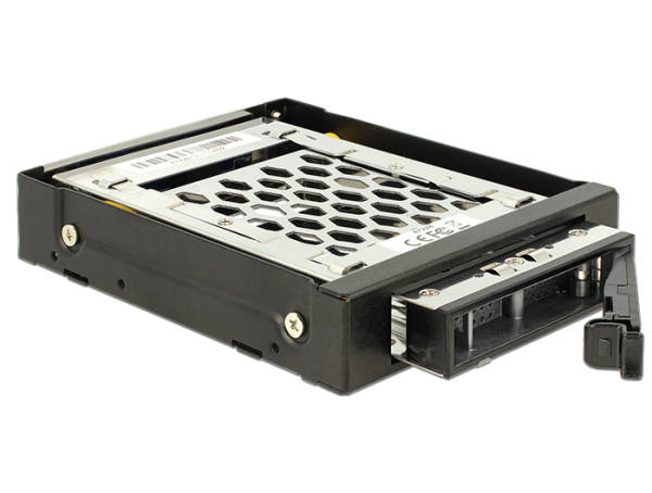 Delock 3.5” Výměnný rámeček pro 1 x 2.5” SATA / SAS HDD / SSD s ochranou proti vibracím 47228
