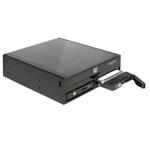 Delock 5.25” Mobilní rámeček pro 1 x 5.25” Slim Drive + 2 x 2.5” SATA HDD / SSD 47230