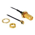 DeLOCK - Adaptér antény - RF - I-PEX (M) do RP-SMA (M) - 20 cm 88746