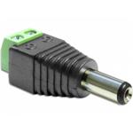 DeLOCK Adapter DC 2.1 x 5.5 mm male > Terminal Block - Adaptér napájení - svorkovnice se 2 piny (M)