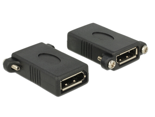 Delock Adaptér Displayport 1.1 samice > Displayport samice montážní 85123