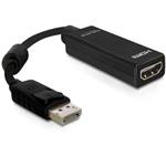 DeLOCK Adapter Displayport male > HDMI female - Video adaptér - DisplayPort / HDMI - DisplayPort (M 61849