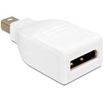 DeLOCK - Adaptér DisplayPort - Mini DisplayPort (M) do DisplayPort (F) - bílá 65239