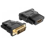 DeLOCK Adapter DVI 24+1 pin male > HDMI female - Video adaptér - HDMI / DVI - DVI-D (M) do HDMI (F) 65466