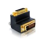 Delock adaptér DVI 24+5 samice - DVI 24+5 samec, pravoúhlý 65173