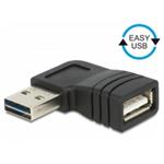 DeLOCK Adapter EASY-USB 2.0-A male > USB 2.0-A female angled left / right - USB redukce (samčí-sami 65522