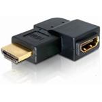 Delock adaptér HDMI A samec/samice, pravoúhlý, vlevo