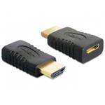 Delock adaptér HDMI-C mini samice > HDMI-A samec 65262