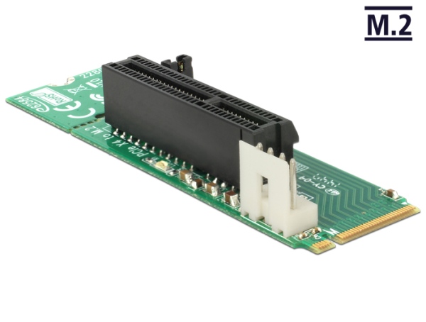Delock Adapter M.2 NGFF Key M male > PCI Express x4 Slot 62584