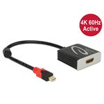 Delock Adaptér mini Displayport 1.2 samec > HDMI samice 4K 60 Hz aktivní 62735