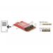 Delock Adaptér Mini PCIe > M.2 slot Key E 63909