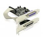 Delock adaptér PCI Express x1 2xparalelní port 89125