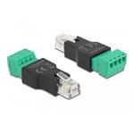 Delock Adapter RJ11/14 male to Terminal Block 4 pin 2-part 66527