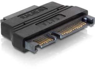 DeLock adaptér SATA 22pin samec -> Slim SATA 7+6pin samica 65156