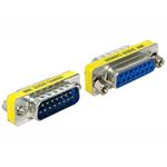 Delock adaptér Sub-D 15 pin (M) > (F) 65481