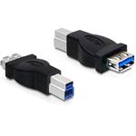 DeLock adaptér USB 3.0-B samec na USB 3.0 A samice 65179
