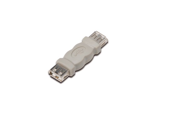 Delock adaptér USB-A samica > USB-A samica, čierny
