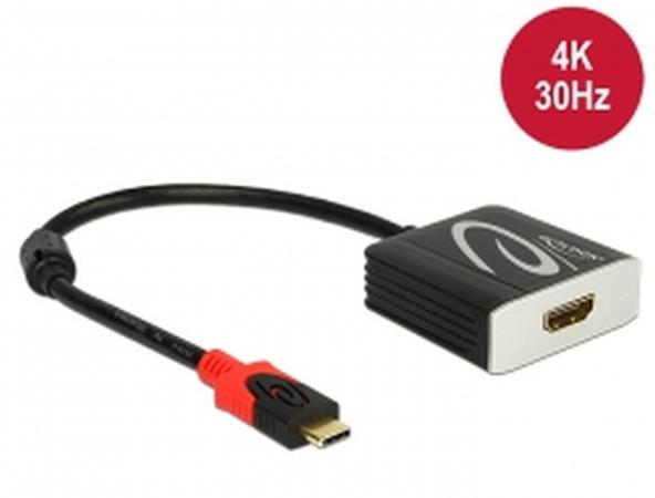 Delock Adaptér USB Type-C™ samec > HDMI samice (DP Alt Mód) 4K 30 Hz 62999