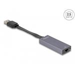 Delock Adaptér USB Typu-A sítě 2,5 Gigabit LAN, tenký 66247