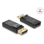 Delock Adaptér z Active DisplayPort 1.2 na HDMI, 4K, s funkcí HDR 61086