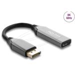 Delock Adaptér z Active DisplayPort 1.4 na HDMI, 8K, s funkcí HDR 64366