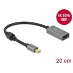 Delock Adaptér z Active mini DisplayPort 1.4 na HDMI, 4K, 60 Hz (HDR) 66570