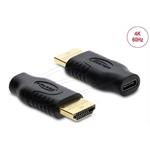 Delock Adaptér z rozhraní USB Type-C™ na HDMI (DP Alt Mode), 4K, 60 Hz, s podporou HDR a HDCP 61075