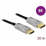 Delock Aktivní optický kabel DisplayPort 1.4 8K 30 m 85889