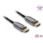 Delock Aktivní optický kabel DisplayPort 2.1 8K 60 Hz 40 Gbps 25 m 87118