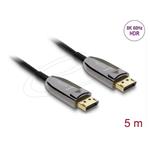 Delock Aktivní optický kabel DisplayPort 2.1 8K 60 Hz 40 Gbps 5 m 87102