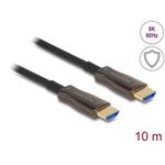 Delock Aktivní optický kabel HDMI s kovovým pancéřováním, 8K 60 Hz, 10 m 86029