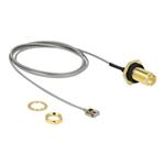 DELOCK, Antenna Cable RP-SMA jack bulkhead to MH 89927