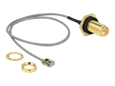 DELOCK, Antenna Cable RP-SMA jack bulkhead to MH 89928