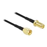 DELOCK, Antenna Cable RP-SMA plug to RP-SMA jack 90465