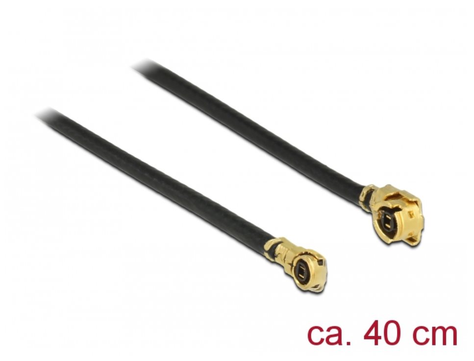 Delock Anténní kabel MHF / U.FL-LP-068 kompatibilní samec > MHF IV/ HSC MXHP32 kompatibilní samec 40 cm 1,13 89650