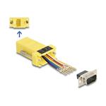 Delock Assembly Kit - Sériový adaptér - DB-9 (M) šroubovací do RJ-45 (F) - CAT 5/5e/6 - individuáln