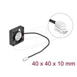 Delock Axiální ventilátor: 5 V DC, 40 x 40 x 10 mm, černý 67286