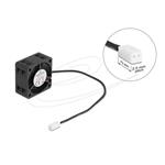 Delock Axiální ventilátor: 5 V DC, 40 x 40 x 20 mm, černý 67287