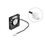 Delock Axiální ventilátor: 5 V DC, 60 x 60 x 10 mm, černý 67288