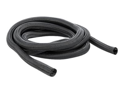 DeLOCK Braided Sleeving self-closing - Cable flexible conduit - 2 m - černá 18854