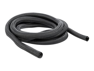 DeLOCK Braided Sleeving self-closing - Cable flexible conduit - 2 m - černá 18856