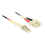 DELOCK, Cable Optical Fibre LC to SC Multi-mode 86546