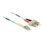 DELOCK, Cable Optical Fibre LC to SC Multi-mode 86563