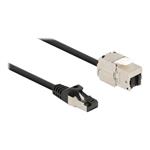 DELOCK, Cable RJ45 plug to Keystone Module RJ45 87028