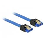 Delock Cable SATA 6 Gb/s receptacle straight->SATA receptacle straight 30cm blue