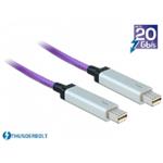 Delock Cable Thunderbolt™ optical male / male 20 m purple 83607