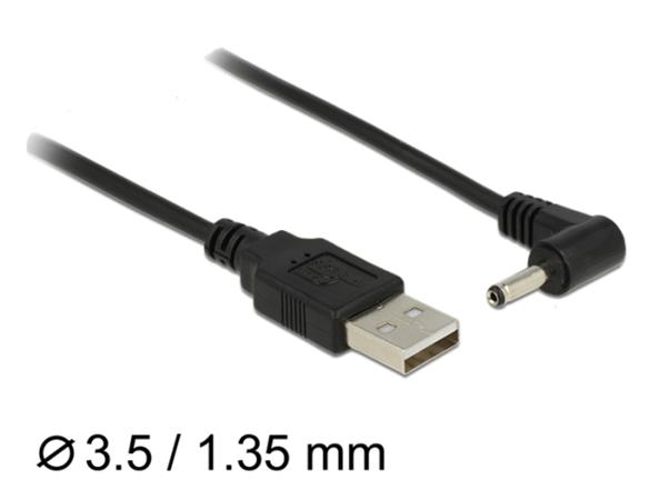 Delock Cable USB Power > DC 3.5 x 1.35 mm Male 90° 1.5 m 83577 83469