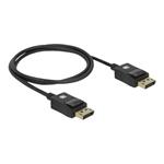 DeLOCK Coaxial - Kabel obrazovky - DisplayPort (M) do DisplayPort (M) - DisplayPort 1.4 - 1 m - pod 85300