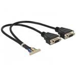Delock Connection Cable 40 pin 1.25 mm > 2 x VGA 84710